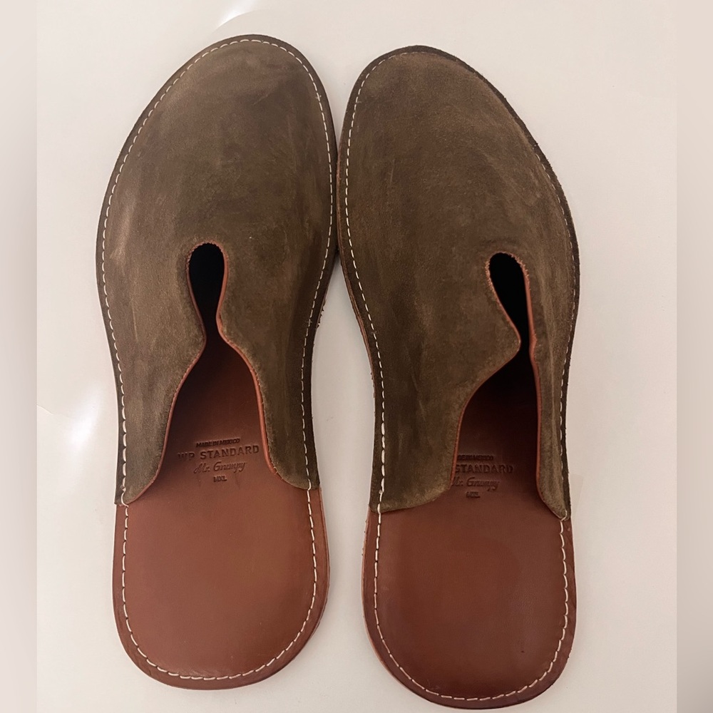 WP Standard Mr Grumpy slipper olive suede MXL - Picture 2 of 8